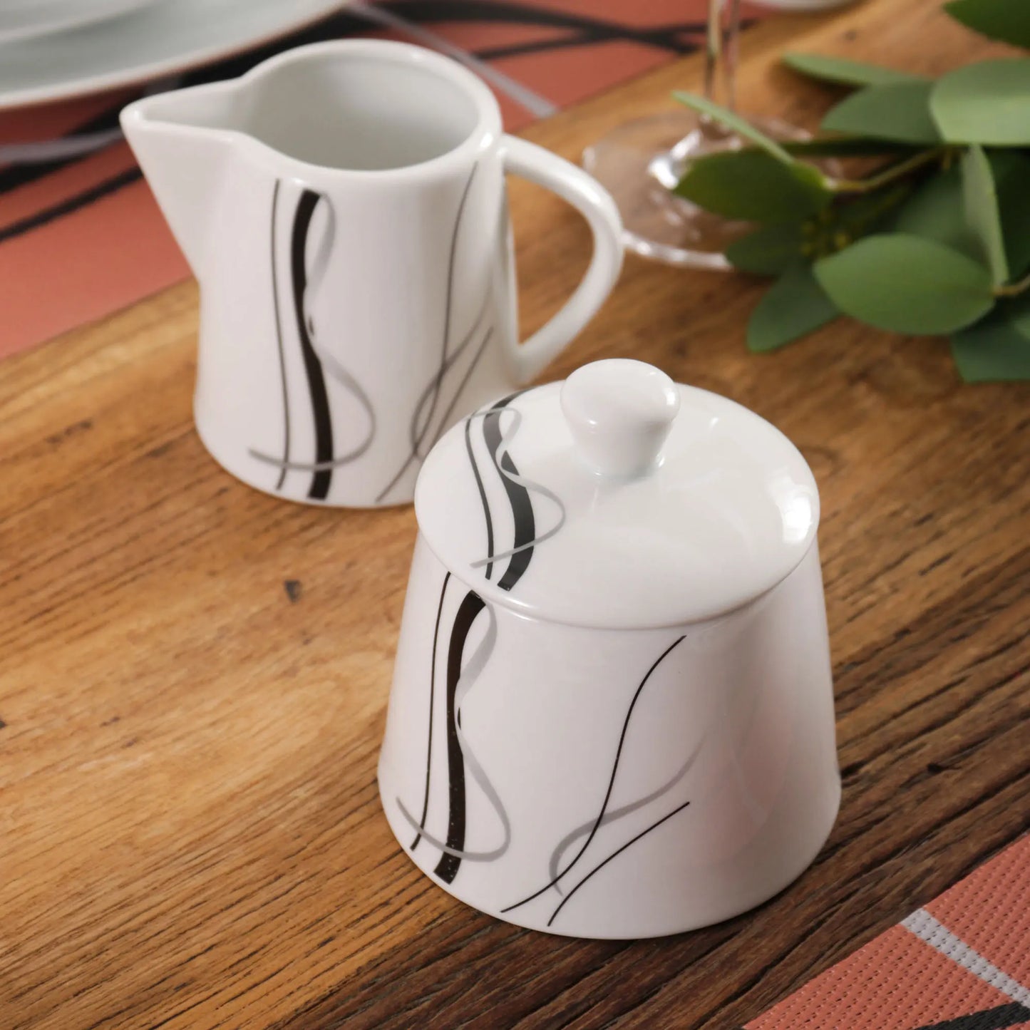 50/100-Piece Porcelain Dinner Set with Egg Cup,