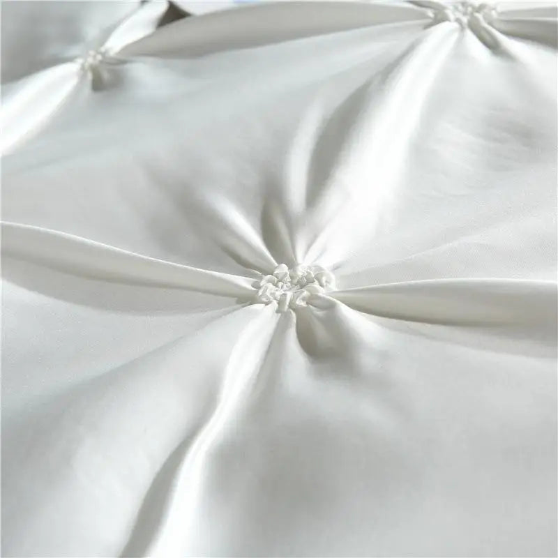 Silk Washed Bedding set Luxury Duvet Cover Double Bed Coverlet