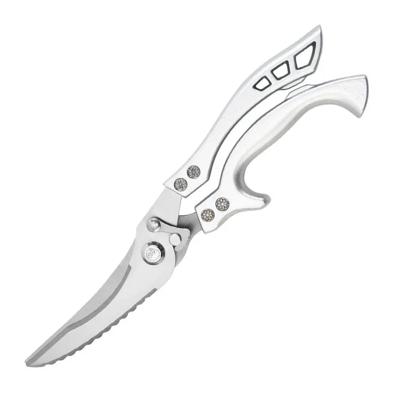 Kitchen Scissors Powerful Chicken Bone Scissors Large Stainless Steel Multifunctional Scissors