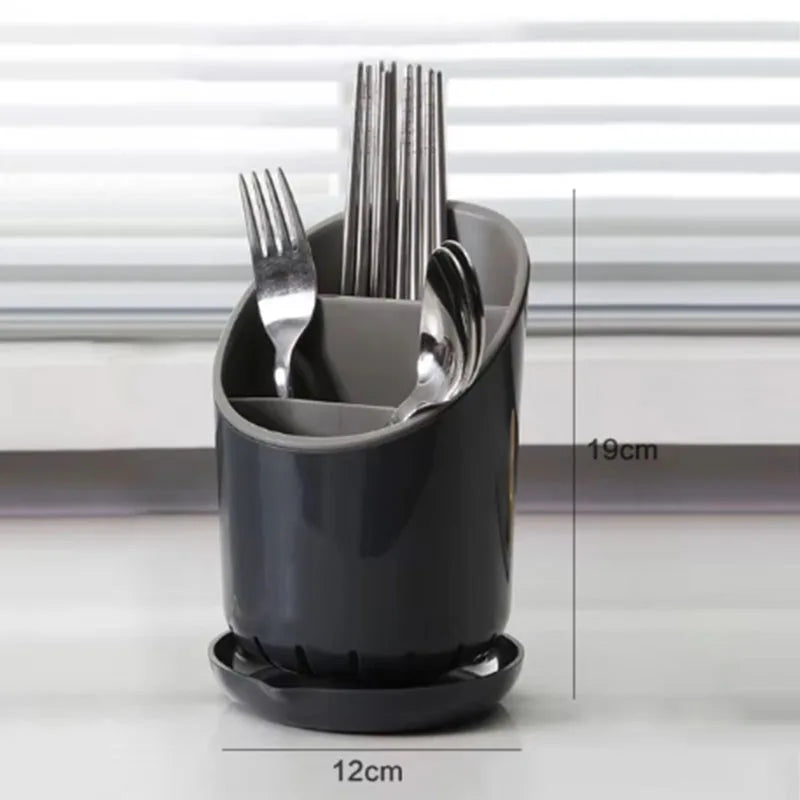 Storage Holder Plastic Drainer Drain Containers Drying Rack Tableware Table Knife Spoon Fork Container Kitchen Tool