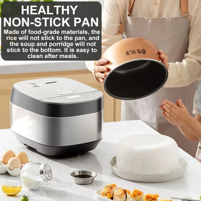 Midea 3L Rice Cooker Multifunctional Intelligent 605W Electric Cooker Steaming Rice Large Capacity