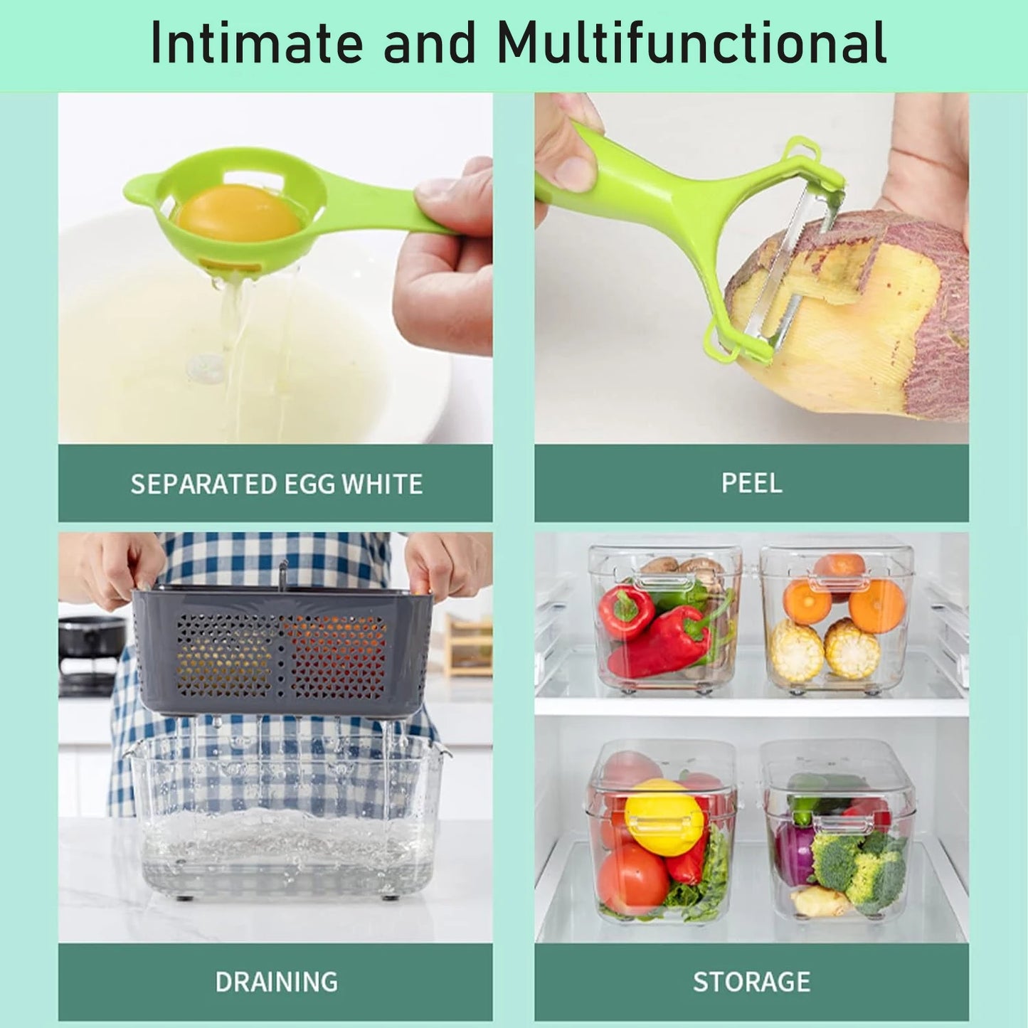 12/22 in 1 Multifunctional Vegetable Chopper