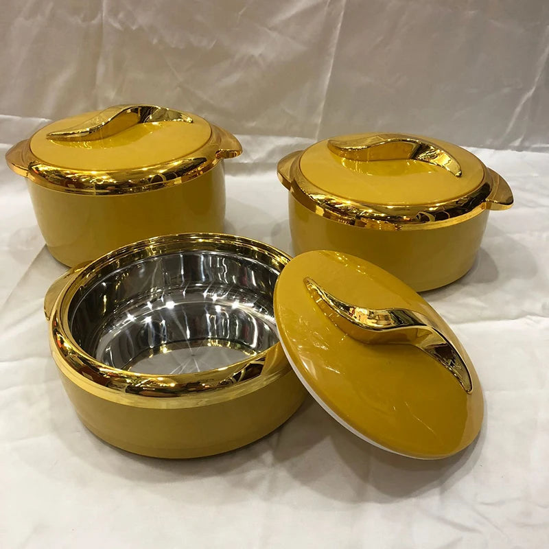 3pcs Set Insulation Pot Food Warmer Thermal