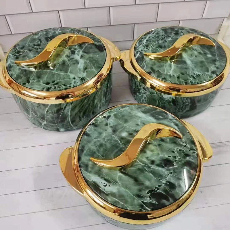 3pcs Set Insulation Pot Food Warmer Thermal
