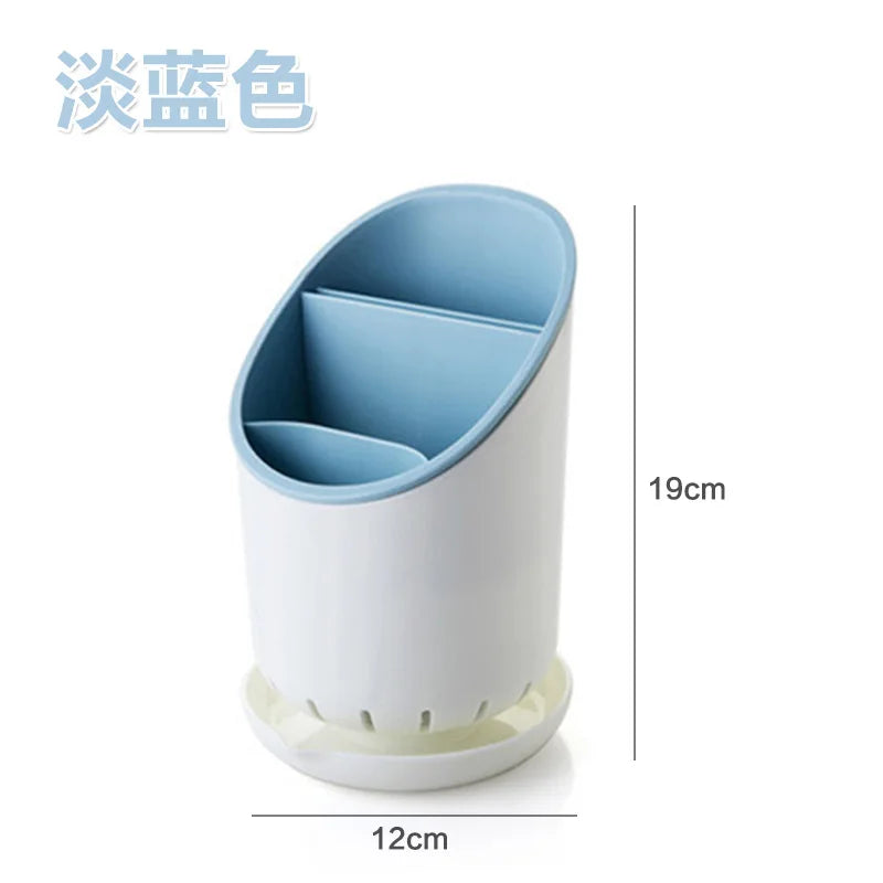Storage Holder Plastic Drainer Drain Containers Drying Rack Tableware Table Knife Spoon Fork Container Kitchen Tool