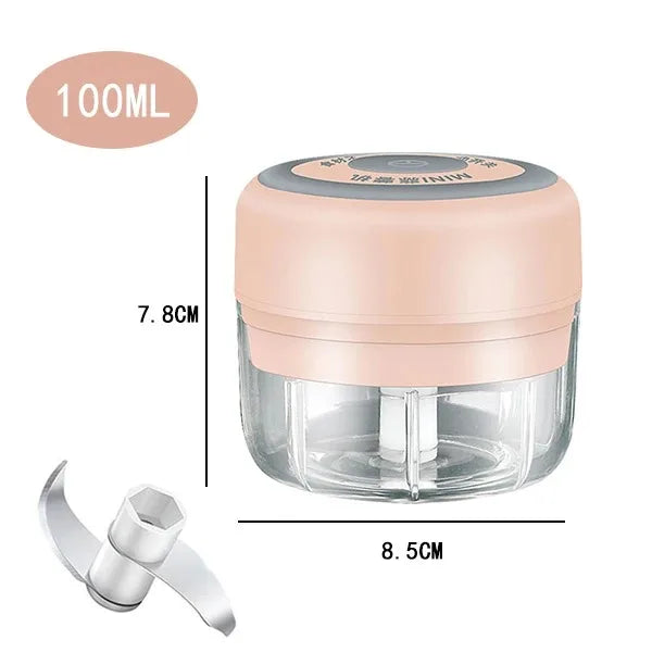 Garlic Chopper Rotate Garlic Press Crusher Vegetable Onion Cutter Kitchen Cooking Accessories