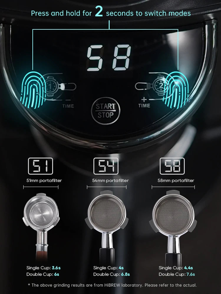 Electric Coffee Grinder with 34 Gears for Espresso