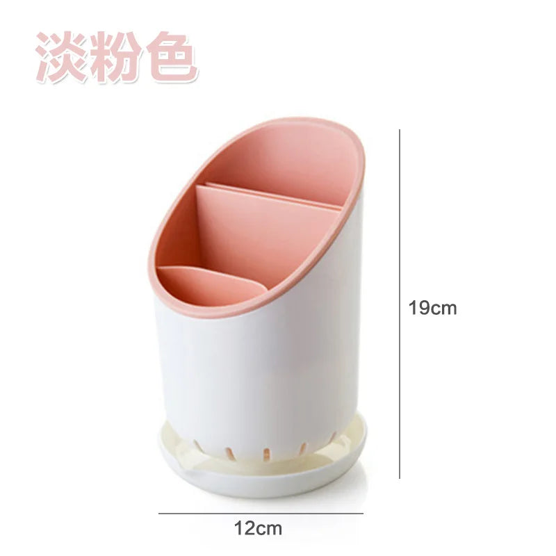 Storage Holder Plastic Drainer Drain Containers Drying Rack Tableware Table Knife Spoon Fork Container Kitchen Tool