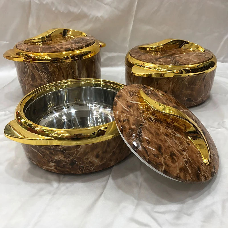 3pcs Set Insulation Pot Food Warmer Thermal