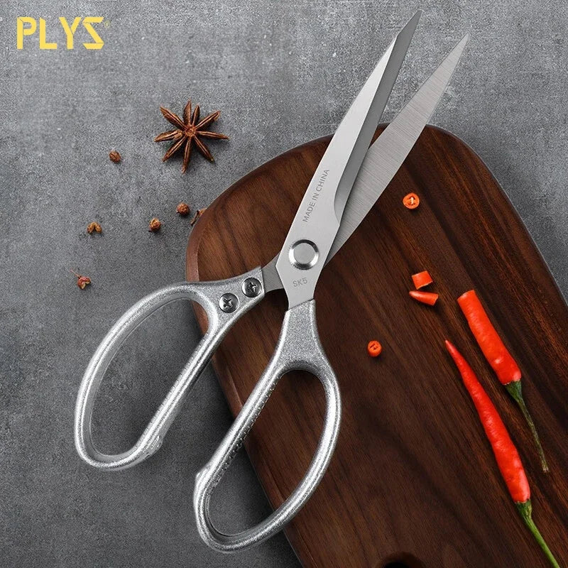 kitchen scissors for barbecue stainless steel multi-functional food cutting steak cutting meat barbecue scissors