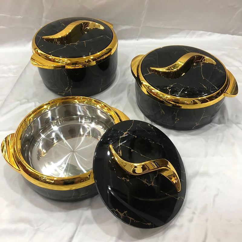 3pcs Set Insulation Pot Food Warmer Thermal
