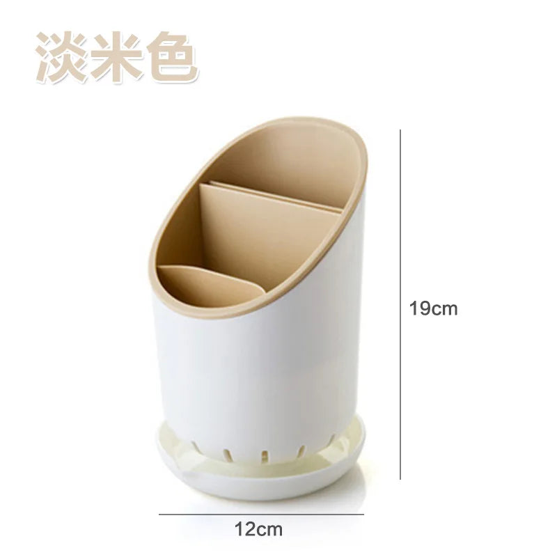 Storage Holder Plastic Drainer Drain Containers Drying Rack Tableware Table Knife Spoon Fork Container Kitchen Tool