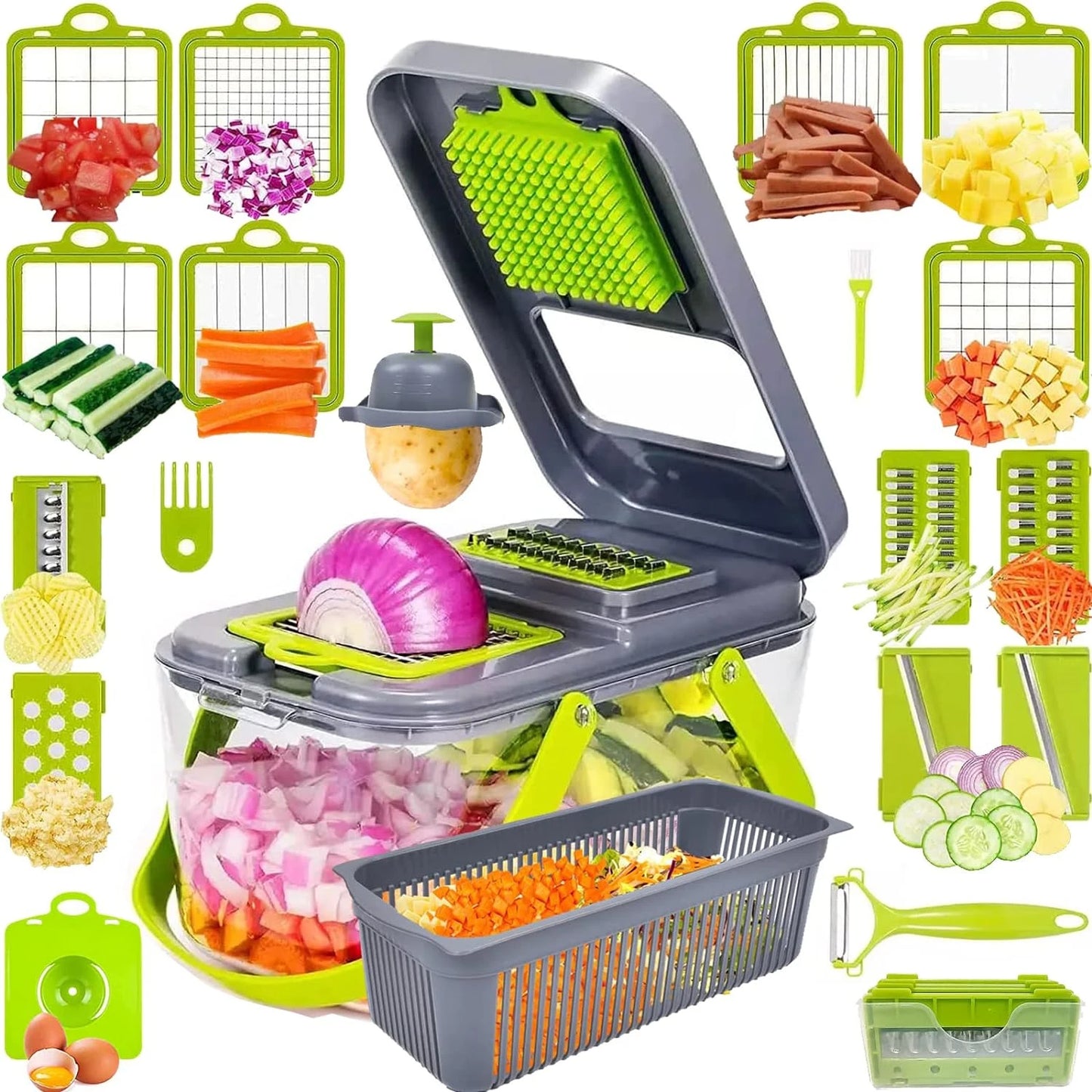 12/22 in 1 Multifunctional Vegetable Chopper