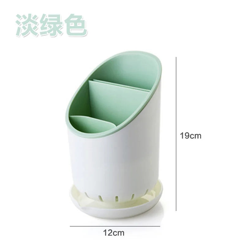 Storage Holder Plastic Drainer Drain Containers Drying Rack Tableware Table Knife Spoon Fork Container Kitchen Tool
