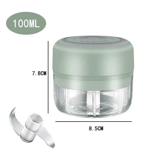 Garlic Chopper Rotate Garlic Press Crusher Vegetable Onion Cutter Kitchen Cooking Accessories