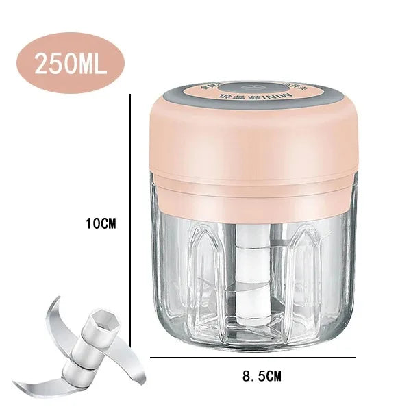 Garlic Chopper Rotate Garlic Press Crusher Vegetable Onion Cutter Kitchen Cooking Accessories