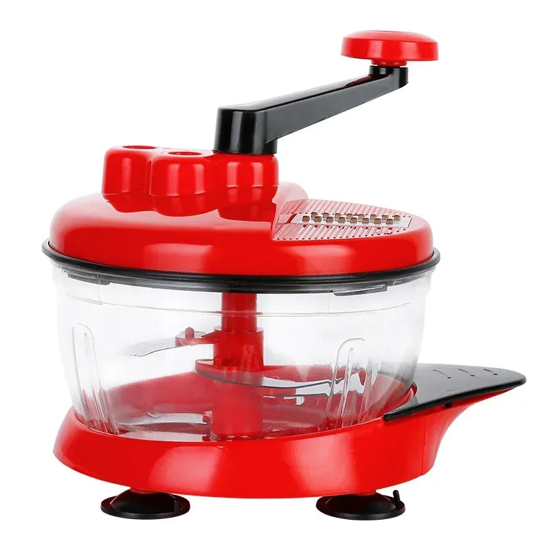 3 in1 Vegetable Cutter Chopper Shredders Manual Meat Vegetable Slicer Grinder Kitchen Tools 2.5L
