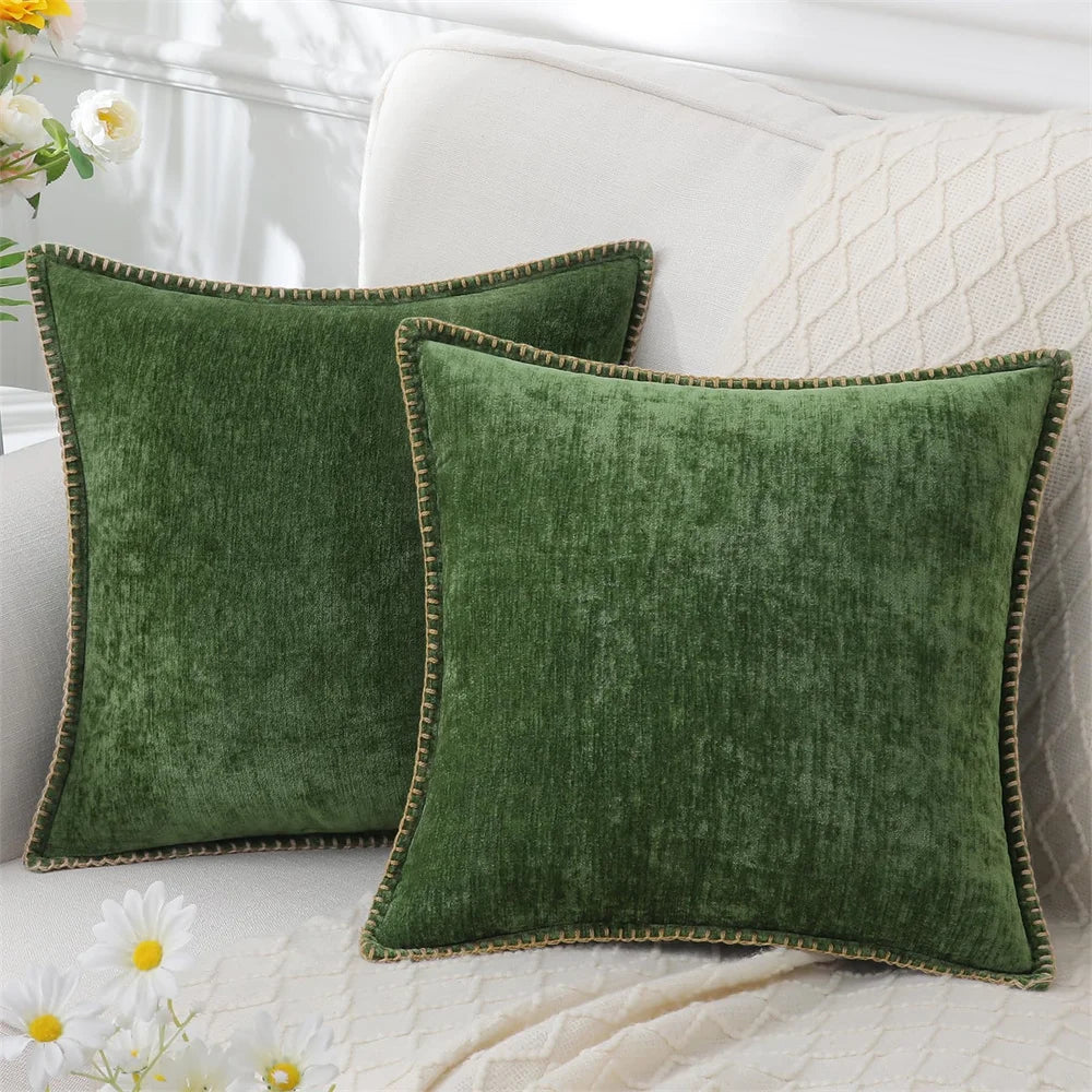 Soft Throw Cushion Cover Decorative Square Pillow Case For Couch Sofa Bed Pillowcase50x50