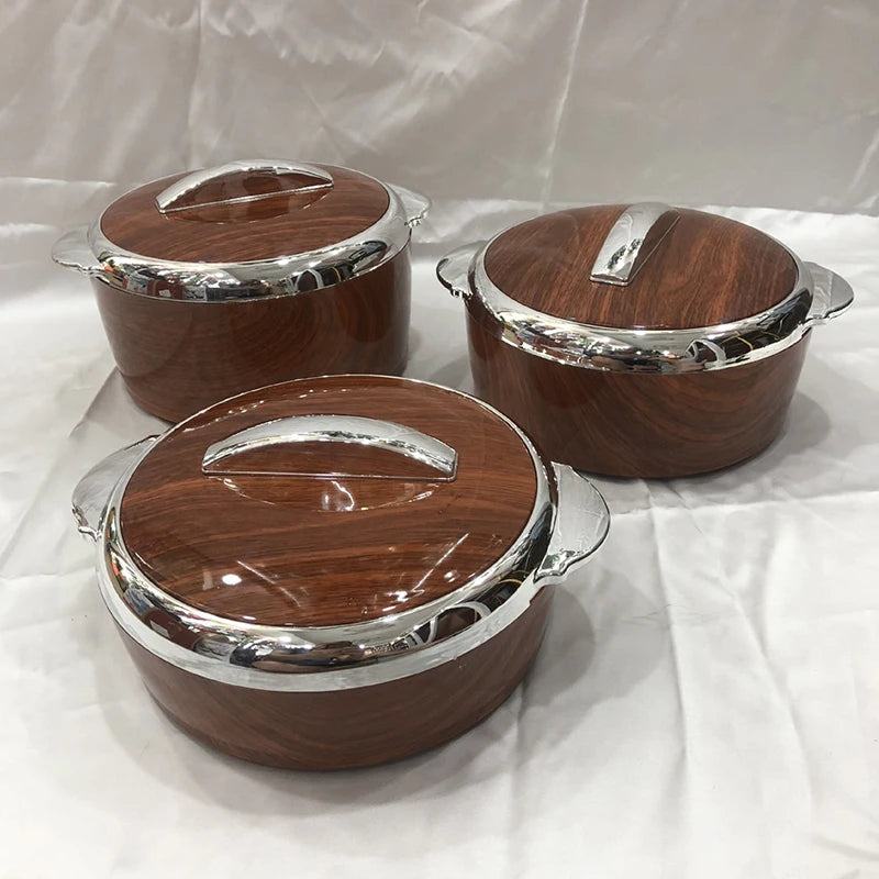 3pcs Set Insulation Pot Food Warmer Thermal
