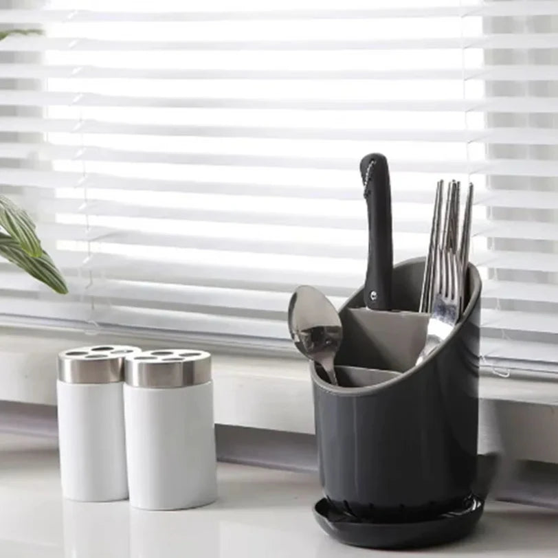 Storage Holder Plastic Drainer Drain Containers Drying Rack Tableware Table Knife Spoon Fork Container Kitchen Tool