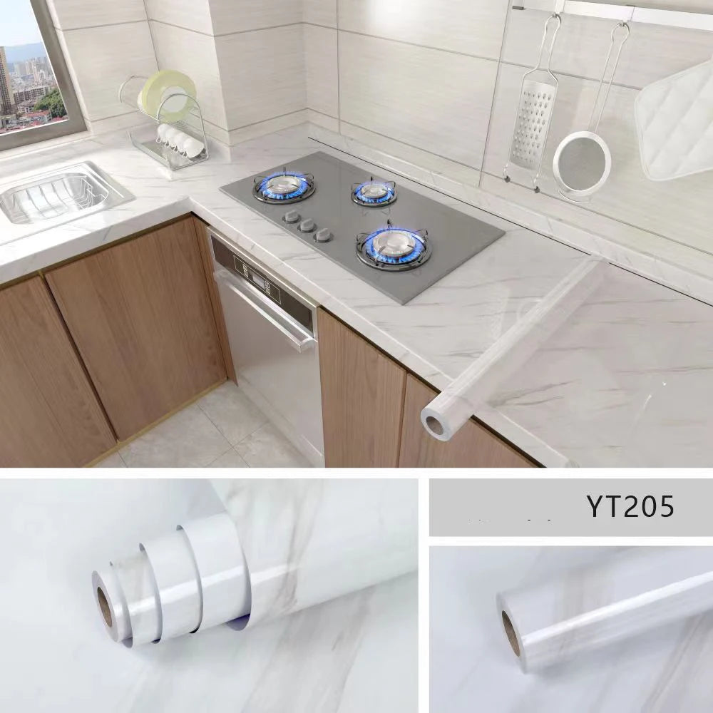 Kitchen Oil-Proof Film Stove Waterproof Moisture-Proof  Wallpaper