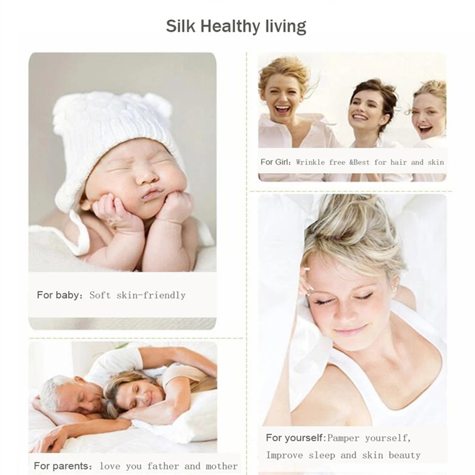 Liv-Esthete Gorgeous 100% Silk Bedding Set Mulberry Silk