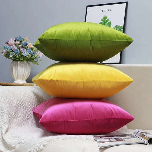 Velvet Pillows for Living Room Car Decoration 45x45