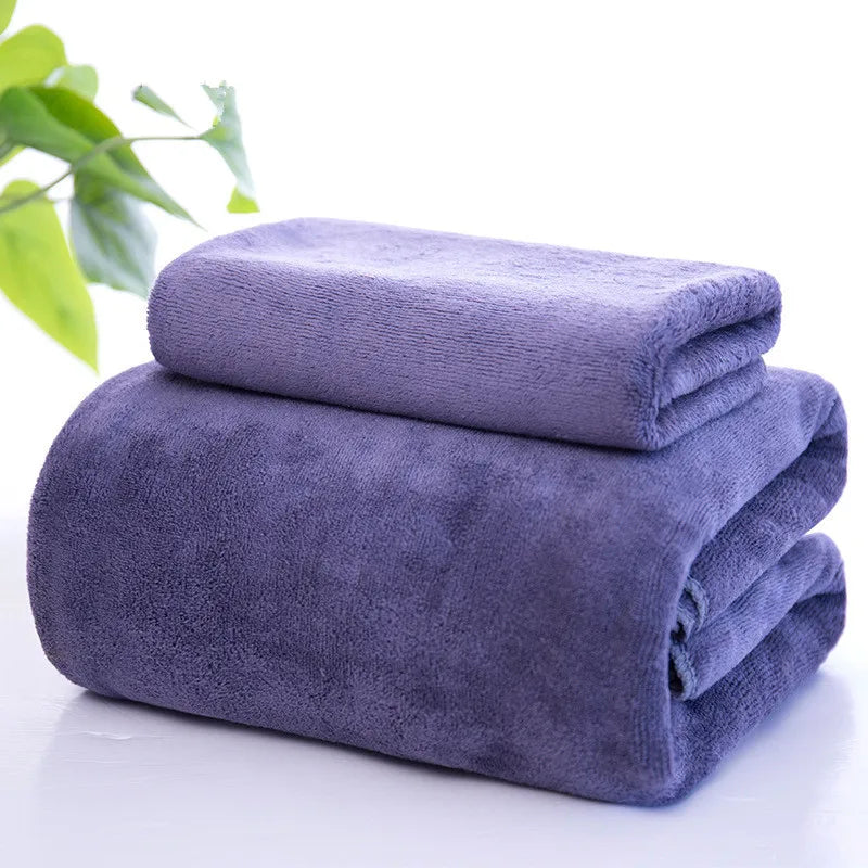 Thickened Microfiber Bath Towel Large Bathroom Super Absorbent