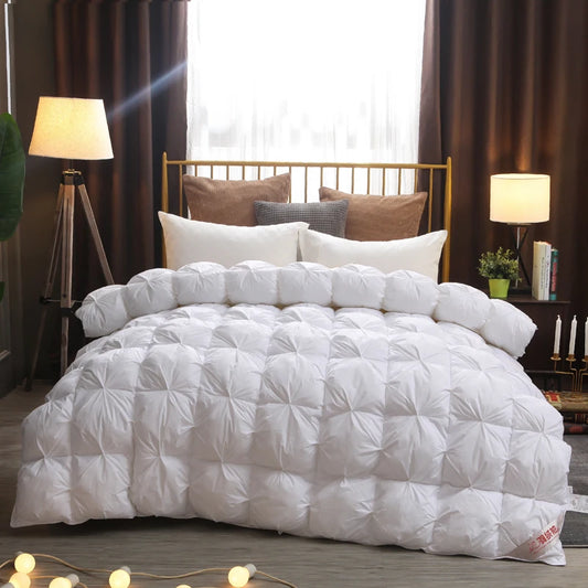 White Goose Down Filler 3D Bread Duvet/Quilt/Comforter