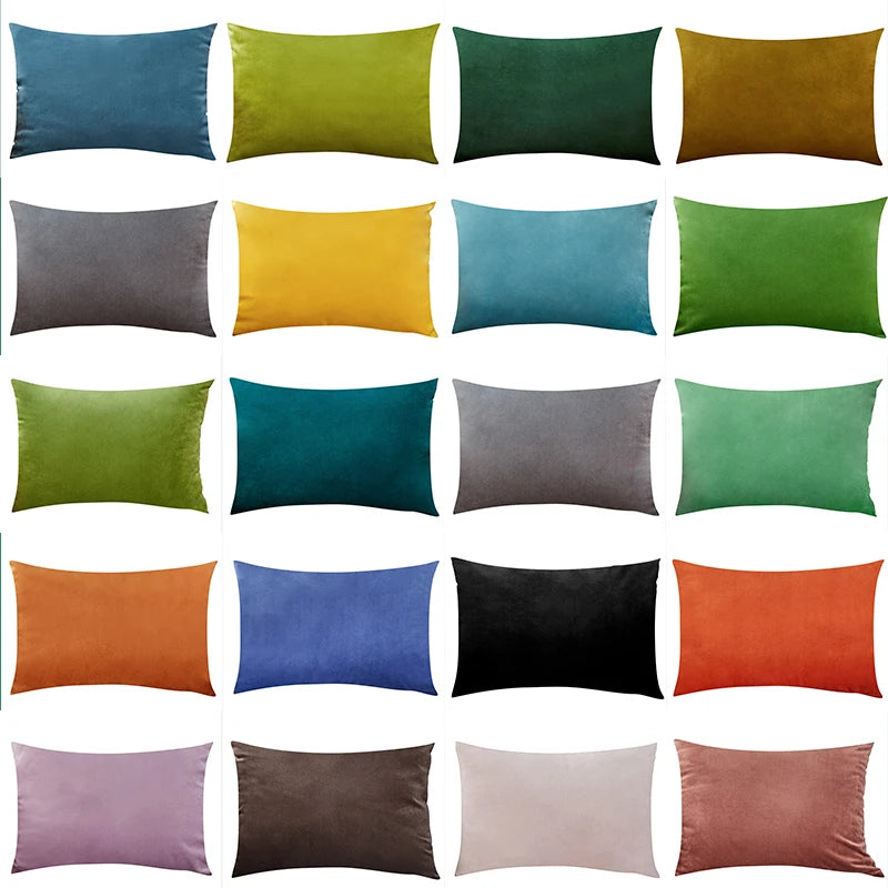 Velvet Lumber Pillow  Cojines