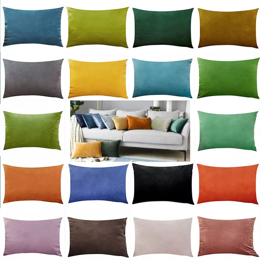 Velvet Lumber Pillow  Cojines