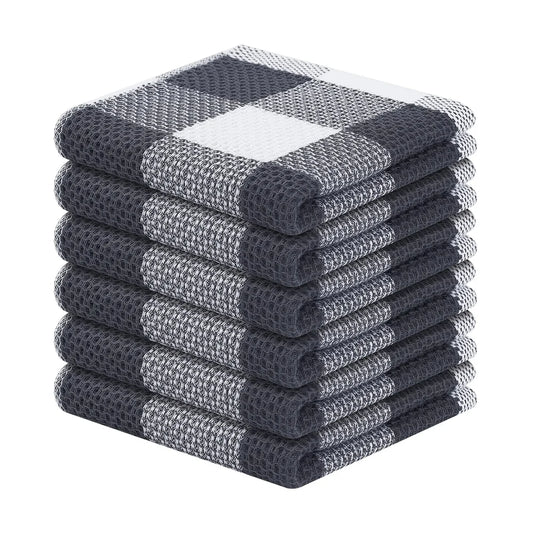 100% Cotton Dishcloth For Kitchen Towel Home Ultra Soft Absorbent Dish Cloth Reusable Clean