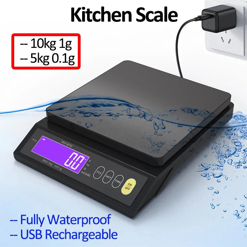 Digital Electronic Kitchen Scale Waterproof