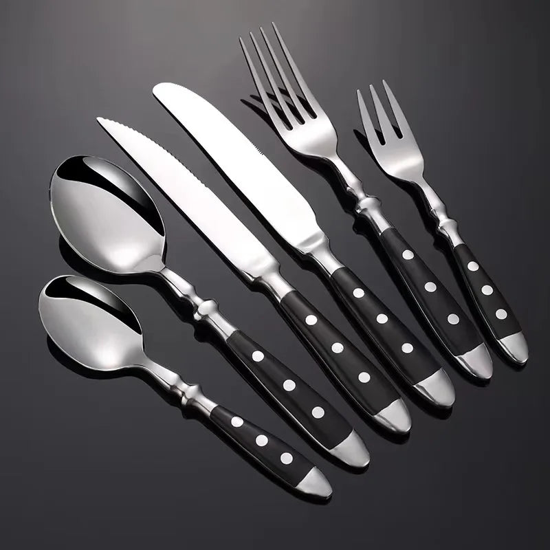 Steel Cutlery Set with Starpoint