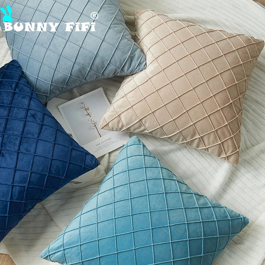 Dutch Velvet Modern Simple Cushion Covers