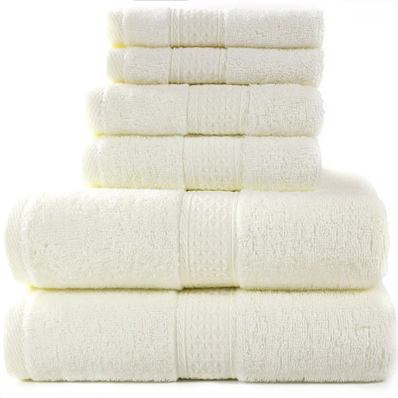 Towel Set Luxury Lace Embroidered Bath Towel Face Towel Hand Towel Washcloths Quick Dry