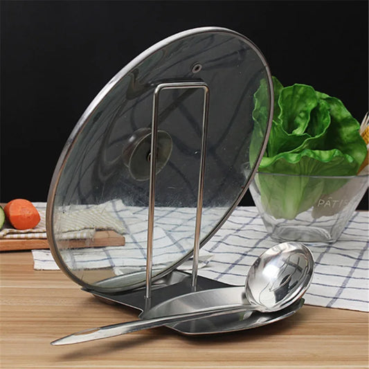 Pot Lid Rack Detachable Spoon Stand
