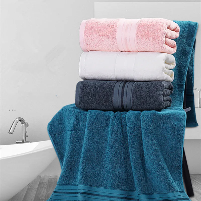 Thickened Egyptian cotton towels set
