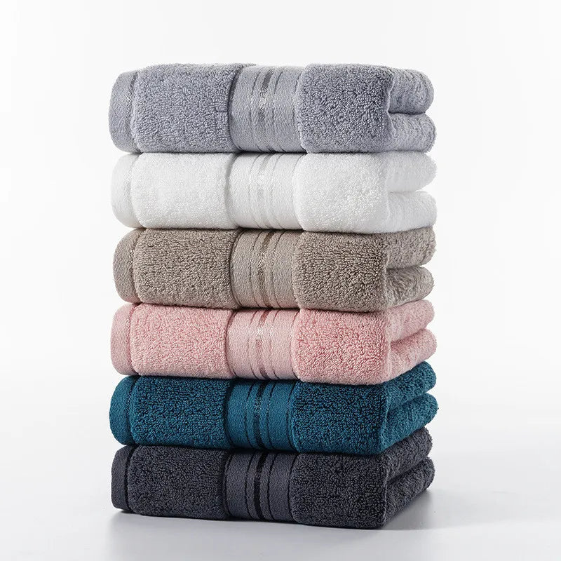 Thickened Egyptian cotton towels set