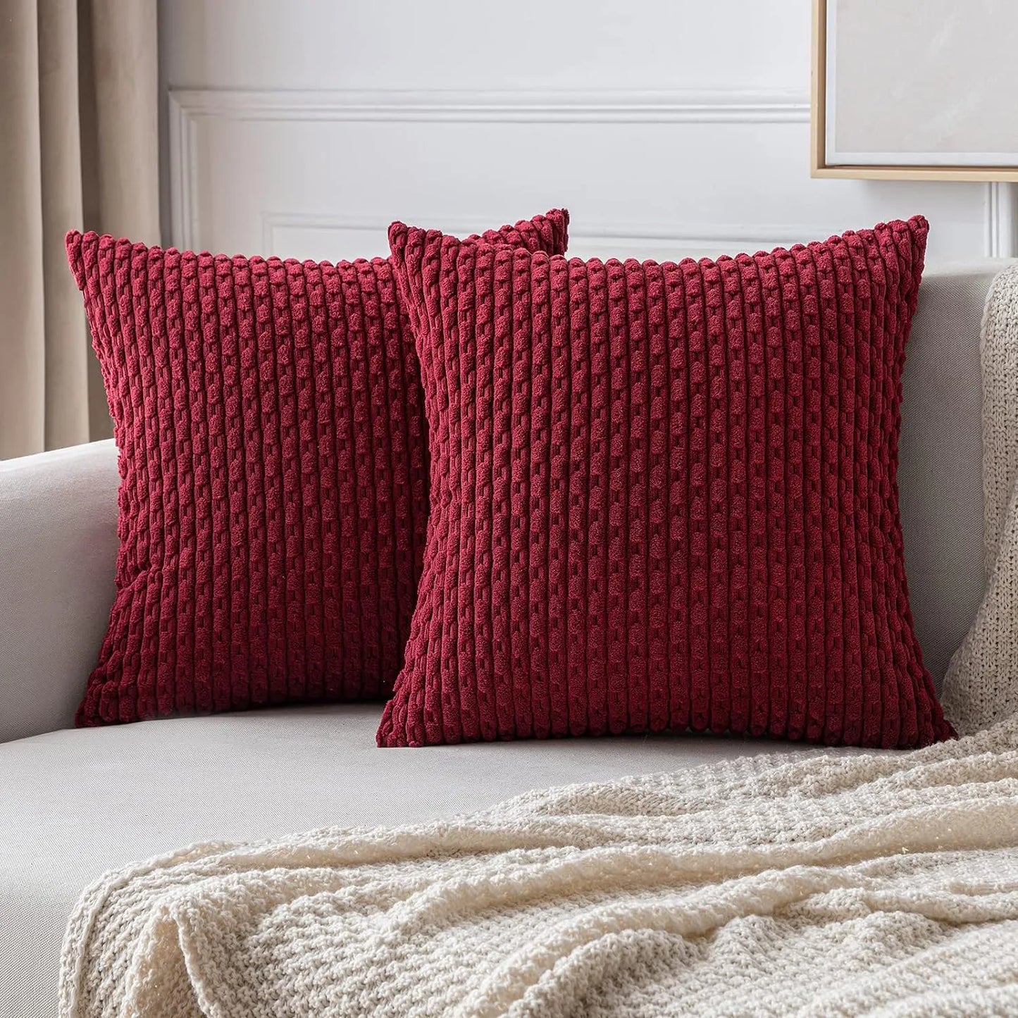 Boho Corduroy Cushion Cover From Sofa Living Room Modern Decro