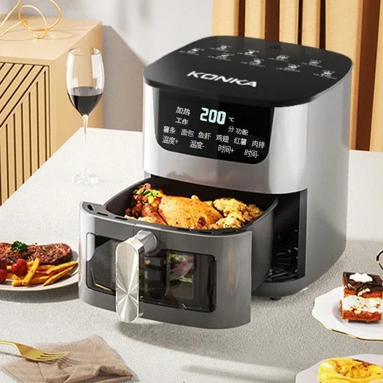 air fryer visualisation large capacity household new multi-function automatic oil-free electric oven all-in-one machine