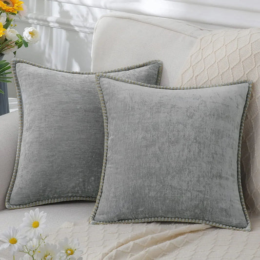 Soft Throw Cushion Cover Decorative Square Pillow Case For Couch Sofa Bed Pillowcase50x50