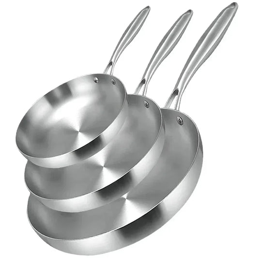 Stainless Steel Frying Pan, NonStick Pan