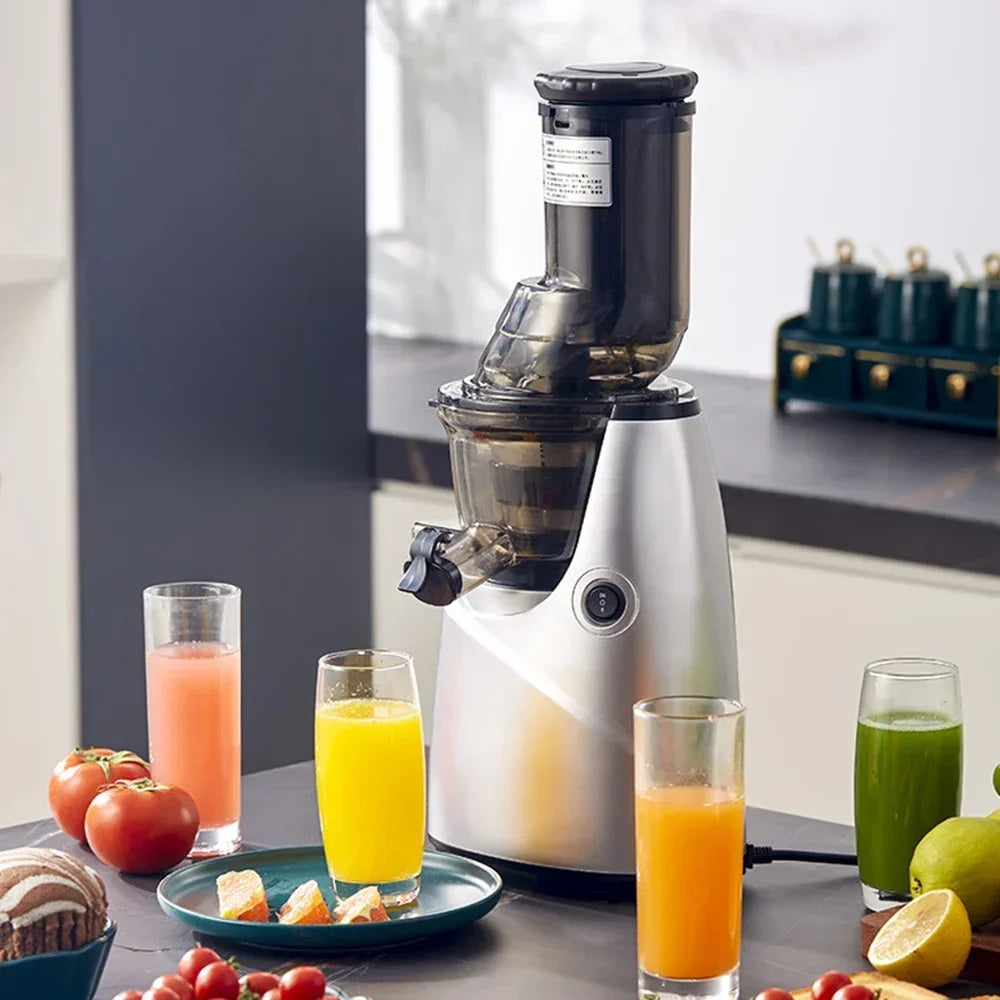 Cold Press Juicer with 82mm Large Feed Chute Fit Whole Vegetable And Fruit, Masticating Juicer