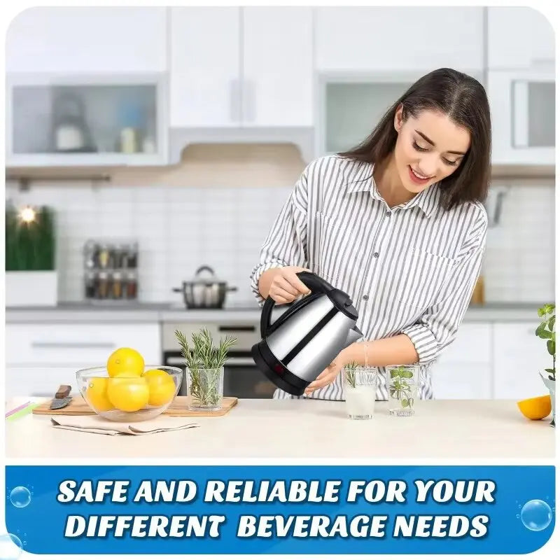 l Electric Kettle Portable 2L Coffee Pot Electric Water Heater Teapot 1500W Automatic Power Off kettle Home