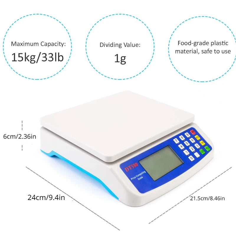 30KG /1G Precision  LCD Digital Scale