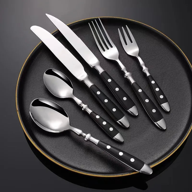 Steel Cutlery Set with Starpoint