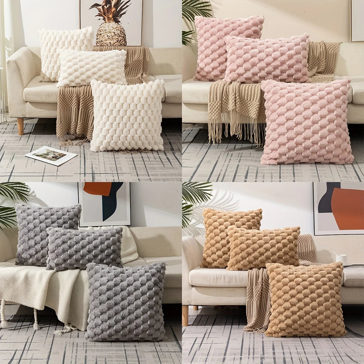 Cozy Knit Pillow Cover