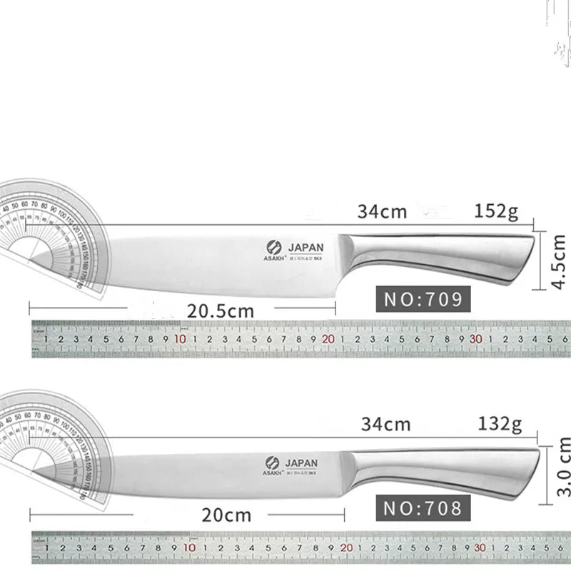Kitchen Knife Kitchen Knives Set Chef Knives Sets Chef Slicer Paring Bread Utility Knife Scissors Sharpener