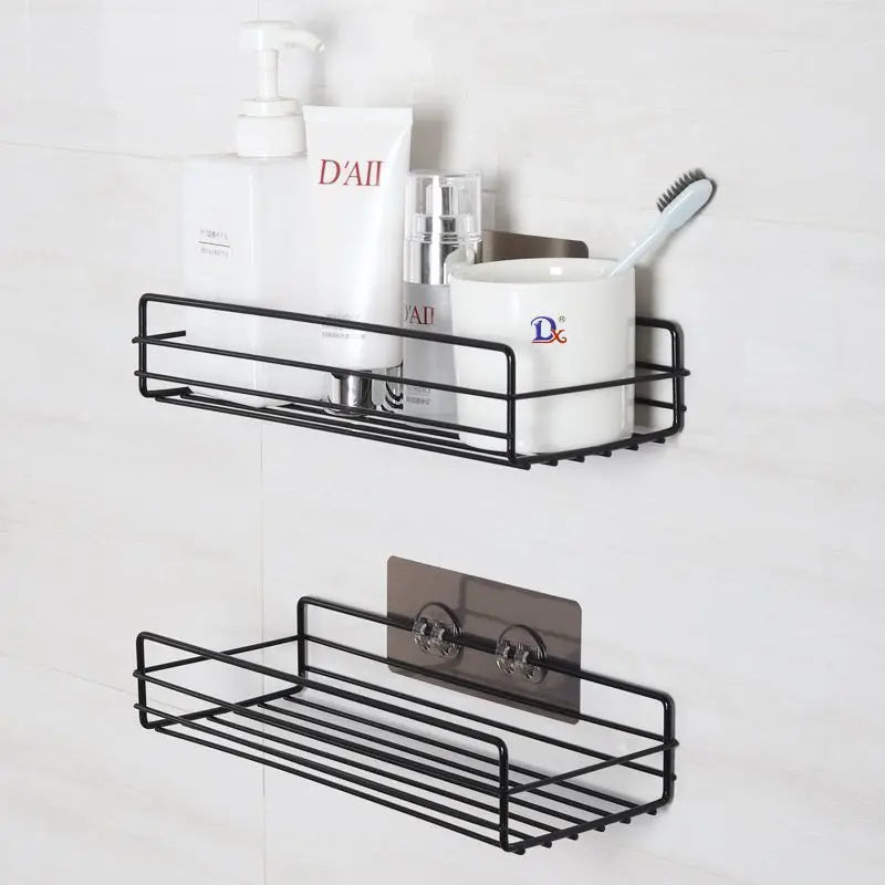 Waterproof Strong Adhesive Hook Shelf Sticker en Sticking